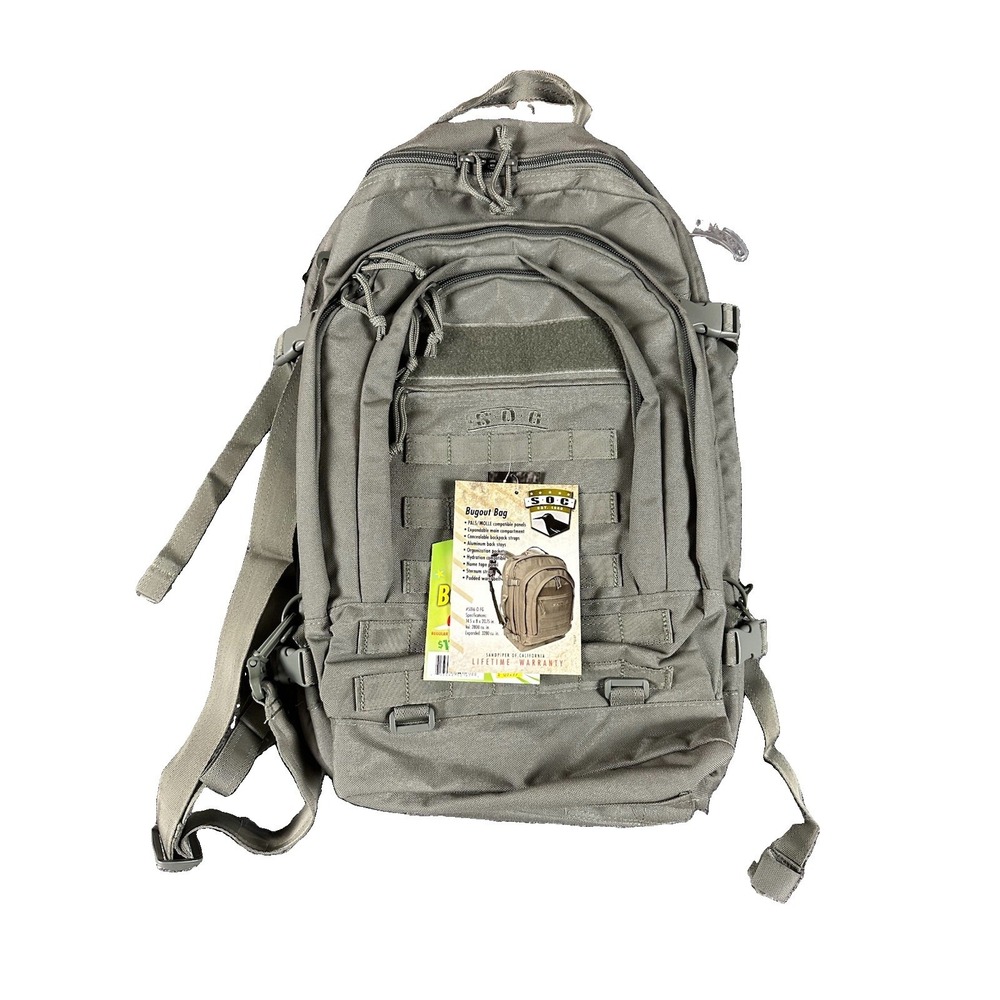 S.O.C. Sandpiper of California - Green Bugout Bag #5016-0-FG  Backpack Ruck NWT